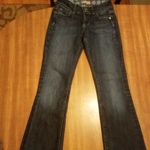 Paige Hidden Hills Bootcut Women's Jeans Dark Wash